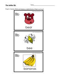 The Letter B Flashcards